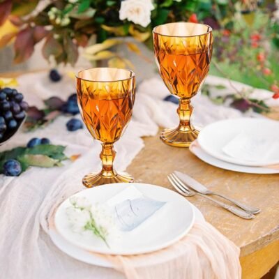 24-Piece Vintage Wine Glass Set